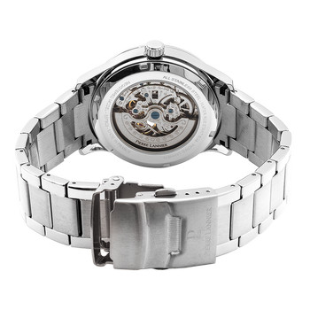Montre PIERRE LANNIER fleuret homme automatique bracelet acier argent
