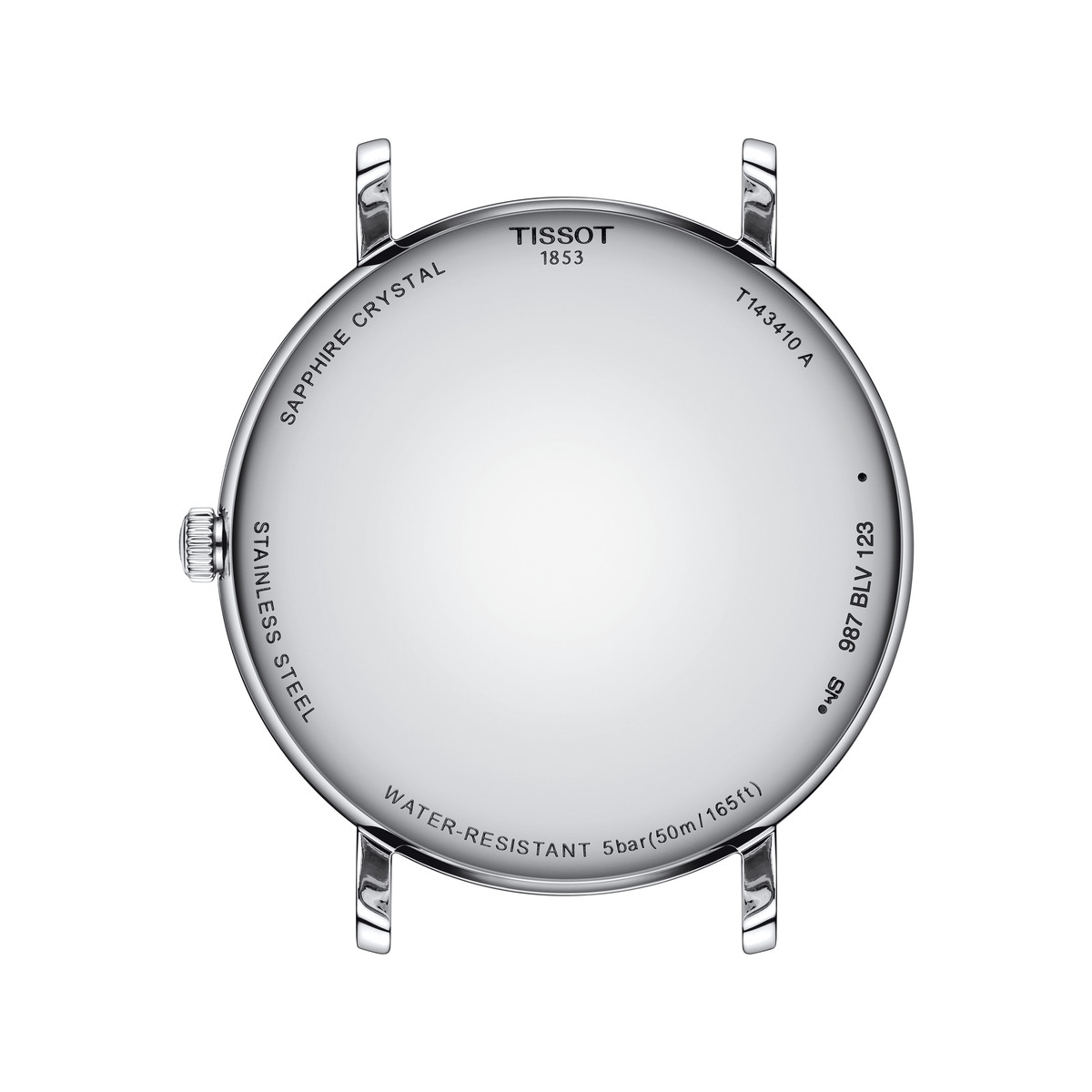 Montre TISSOT T-CLASSIC EVERYTIME mixte cadran vert bracelet acier gris - vue 3