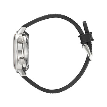 Montre LIP Grande Nautic-Océan homme automatique cadran bleu, bracelet caoutchouc noir, boitier acier inoxydable