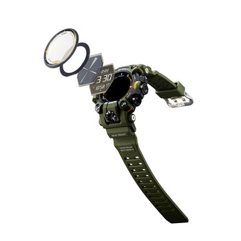 G-SHOCK gulfmaster herenhorloge met groene harsband