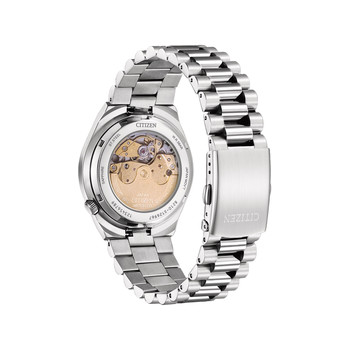 Montre CITIZEN Tsuyosa homme automatique bracelet acier gris