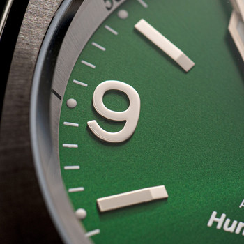 Montre HUMBERT-DROZ hd1 homme automatique, bracelet cuir noir