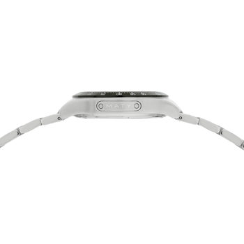 MATY GM chronograaf horloge blauwe wijzerplaat roestvrij stalen armband