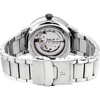 Montre PIERRE LANNIER trio homme automatique, bracelet acier
