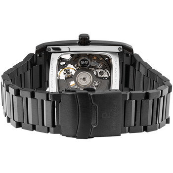 Montre PIERRE LANNIER hector homme automatique, bracelet acier noir