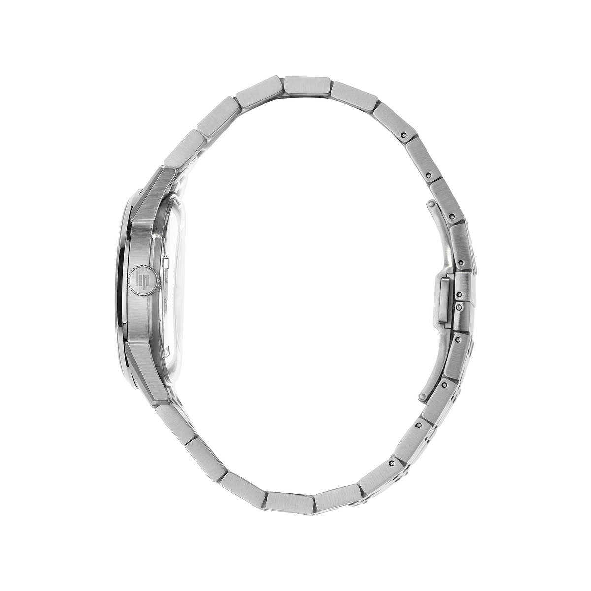 Montre LIP Himalaya Sablier homme automatique cadran bleu bracelet acier boitier acier inoxydable 40mm - vue 2