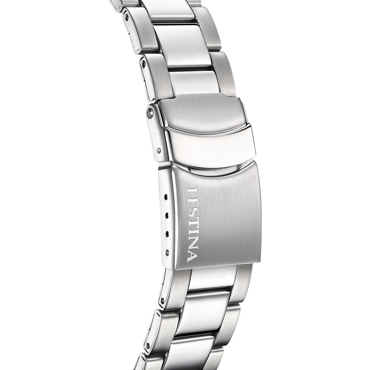Montre FESTINA multifonctions homme bracelet acier - vue D1