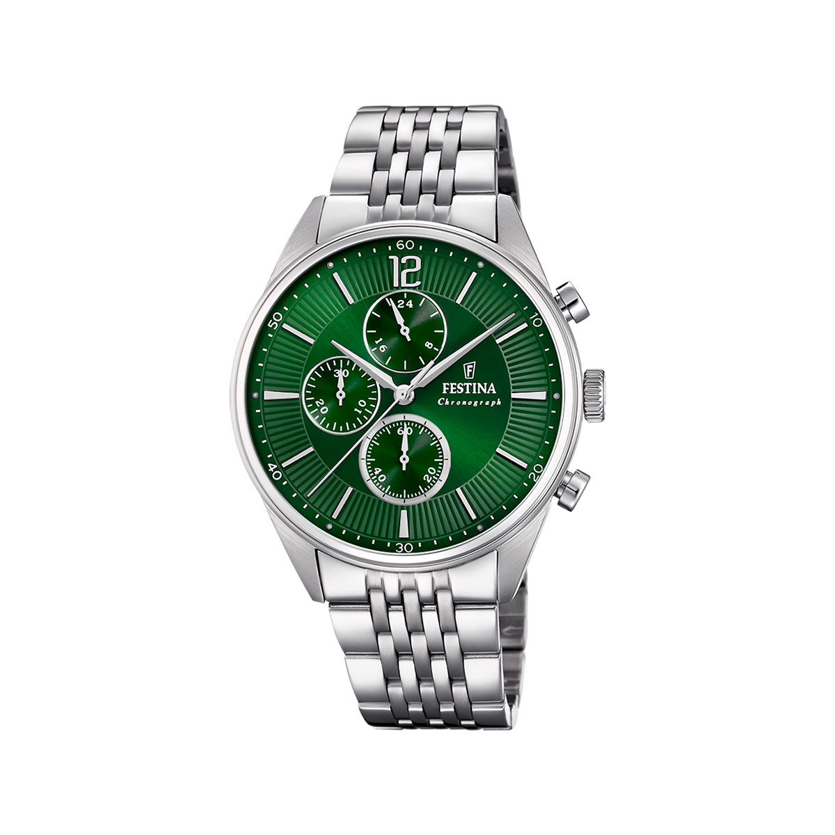 Montre FESTINA timeless chronograph homme chronographe, bracelet acier