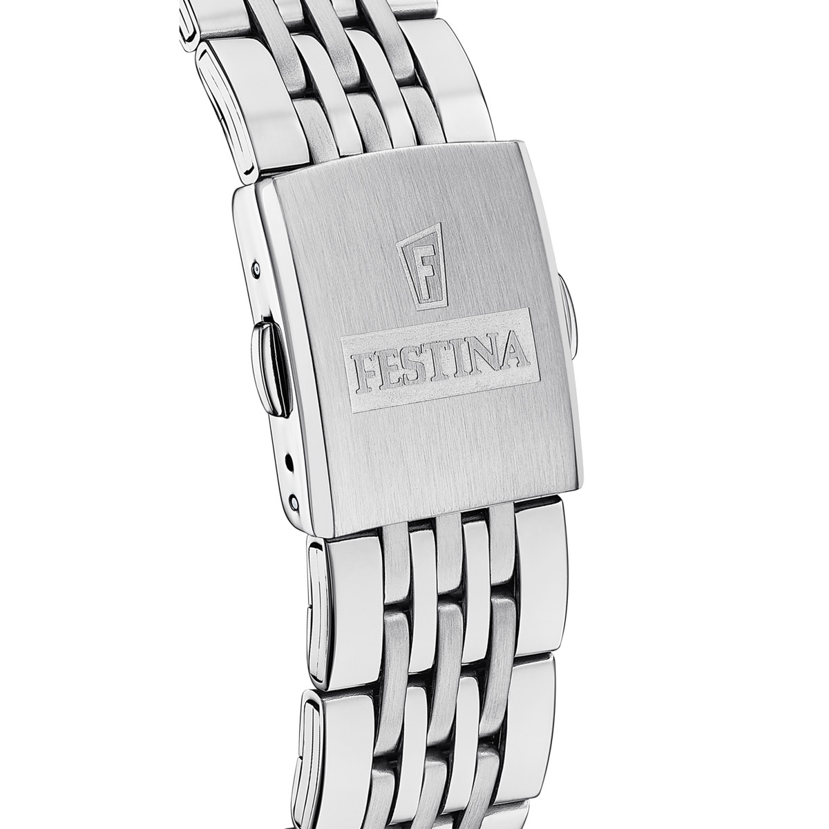 Montre FESTINA timeless chronograph homme chronographe, bracelet acier - vue D1