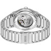 Montre BOSS sport lux homme chronographe, bracelet acier argent - vue V3