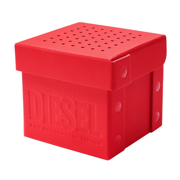 DIESEL spiked men's watch bicolor stainless steel bracelet