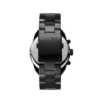 DIESEL spiked men's watch black stainless steel bracelet