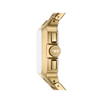 DIESEL cliffhanger men's watch gold stainless steel bracelet