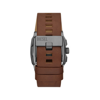 DIESEL cliffhanger men's watch brown leather strap