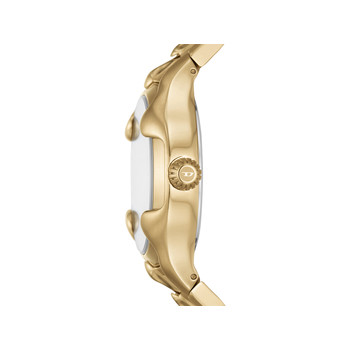 DIESEL green watch man stainless steel bracelet gold