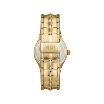 DIESEL green watch man stainless steel bracelet gold