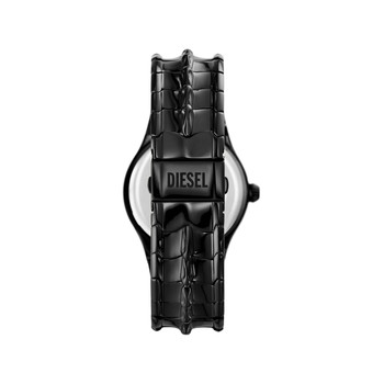 DIESEL green man watch black stainless steel bracelet