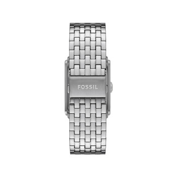 FOSSIL carraway men's watch silver stainless steel bracelet