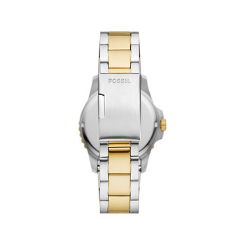 FOSSIL FOSSIL blue dive men's watch bicolor stainless steel bracelet