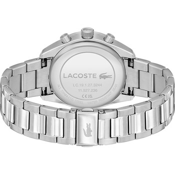 Montre LACOSTE homme bracelet acier inoxydable argent