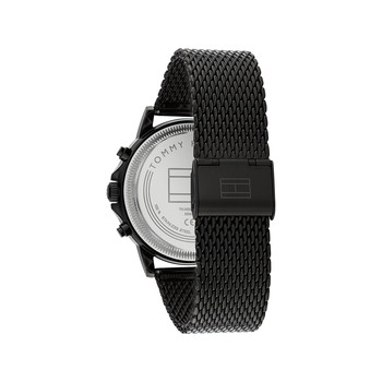 Montre TOMMY HILFIGER homme bracelet acier inoxydable noir