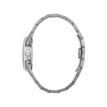 LIP heren chronograaf horloge, zilver metalen armband
