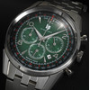 Montre LIP homme chronographe, bracelet métal argent - vue VD1