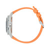 Montre LIP homme automatique, bracelet caoutchouc orange - vue V2