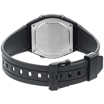 Montre CASIO VINTAGE homme bracelet résine noir