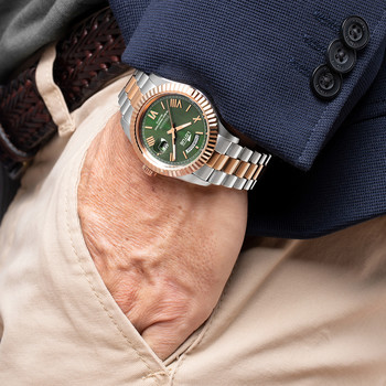 Montre LOTUS Freedom homme bracelet acier bicolore rose