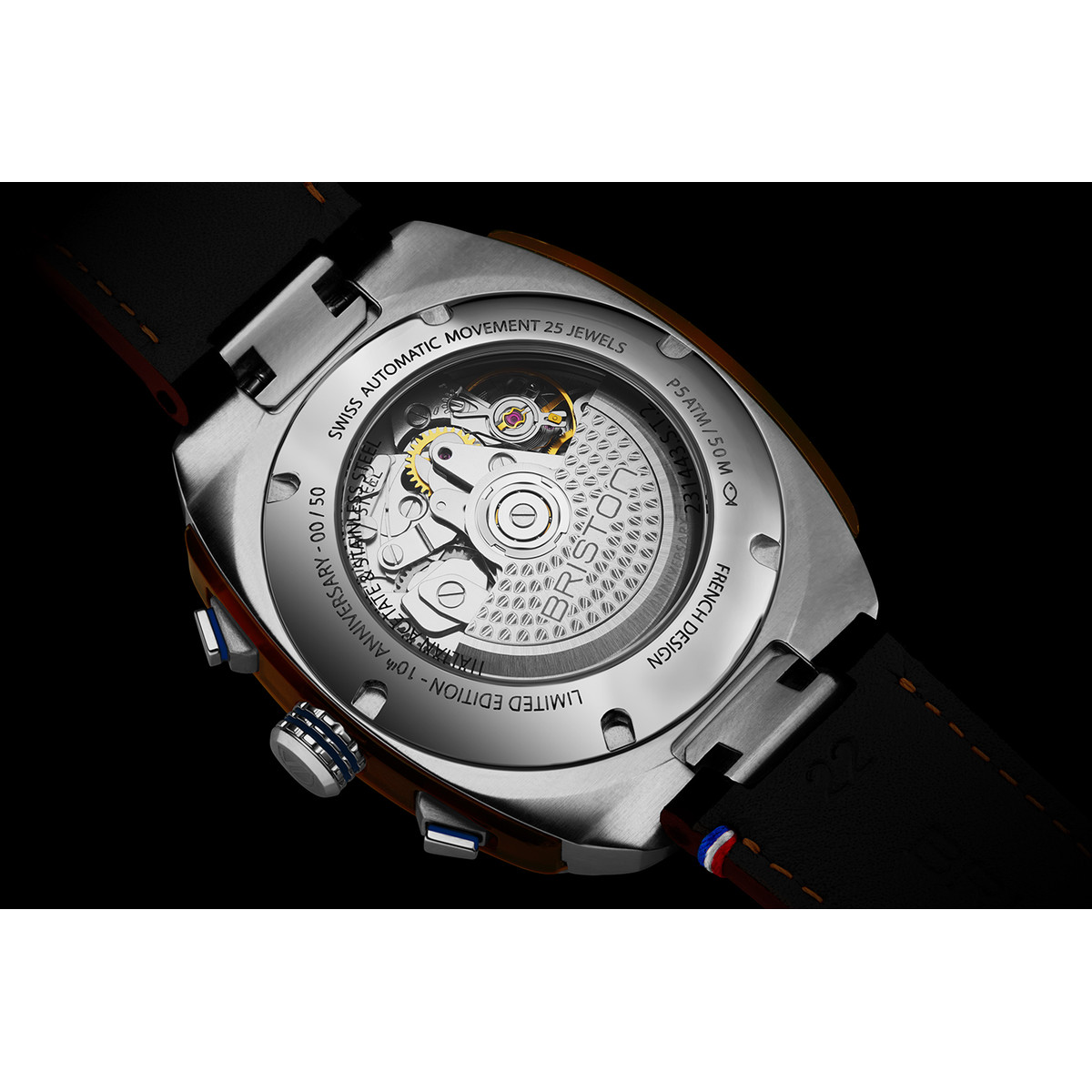 Montre BRISTON streamliner urban 10eme anniv homme automatique, - vue 3