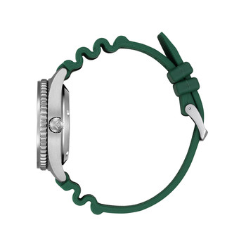 Montre CITIZEN promaster marine homme mecanique, bracelet caoutchouc vert