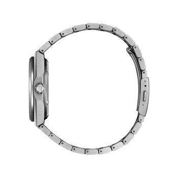 Montre CITIZEN super titanium homme mecanique, bracelet titane gris argent
