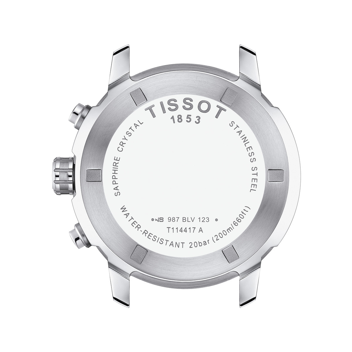 Montre TISSOT T-SPORT PRC 200 homme cadran noir bracelet caoutchouc noir - vue 3