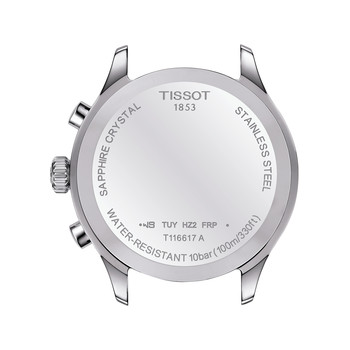 TISSOT T-SPORT CHRONO XL CLASSIC herenhorloge met groene wijzerplaat en roestvrijstalen armband