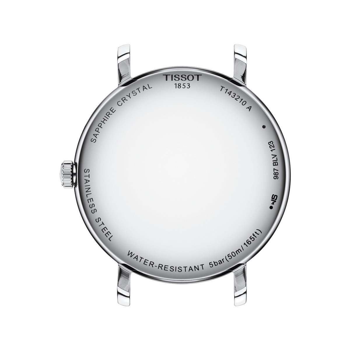Montre TISSOT T-CLASSIC EVERYTIME mixte cadran bleu bracelet acier inoxydable - vue 3