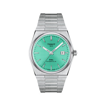 Montre TISSOT T-CLASSIC PRX POWERMATIC 80 homme automatique cadran vert bracelet acier inoxydable