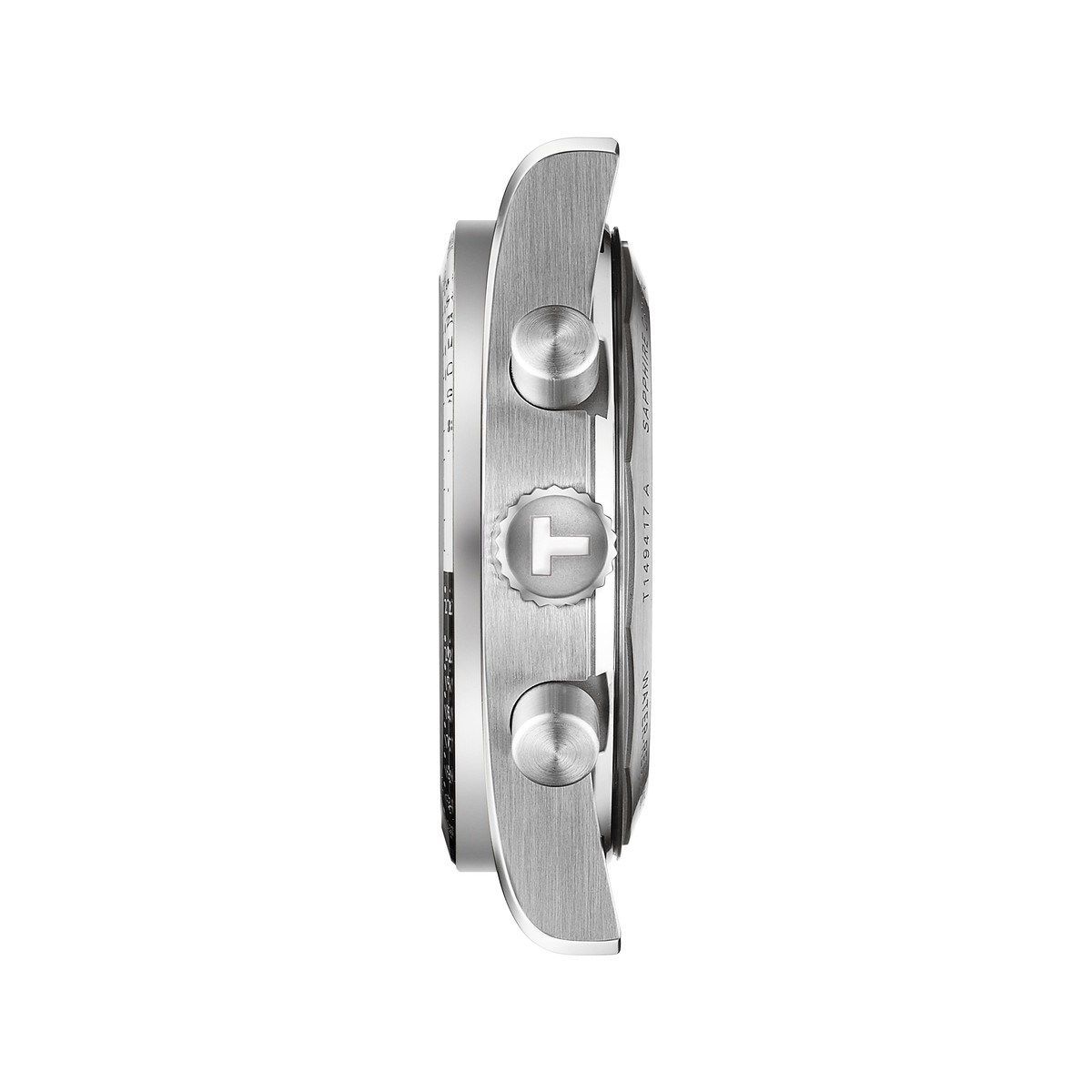 Montre TISSOT T-SPORT PR516 homme cadran noir bracelet acier inoxydable - vue 2