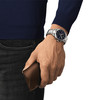 Montre TISSOT T-classic homme bracelet acier inoxydable - vue Vporté 1