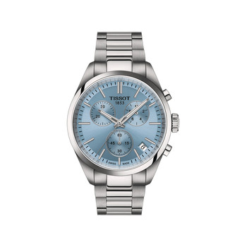 Montre TISSOT T-CLASSIC PR100 homme cadran bleu bracelet acier inoxydable