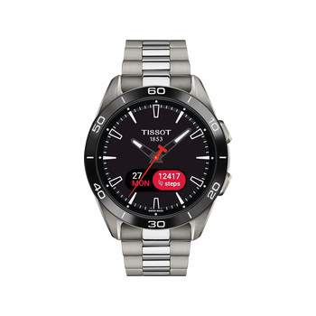 Montre TISSOT T-TOUCH CONNECT SPORT homme cadran noir bracelet titane