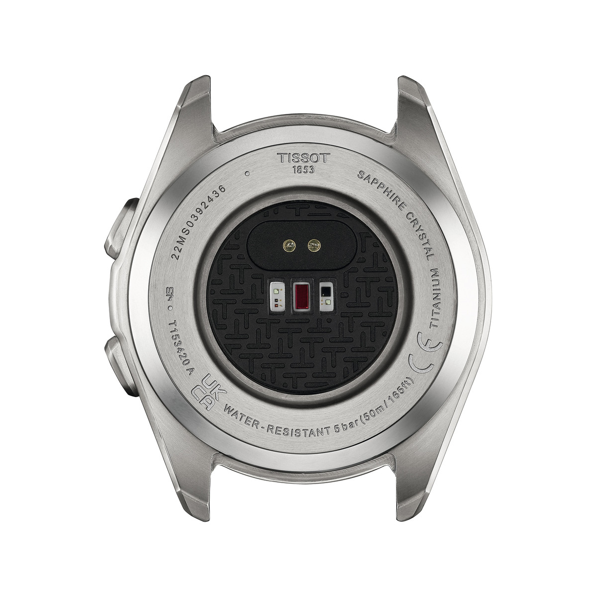 Montre TISSOT T-TOUCH CONNECT SOLAR SPORT homme cadran noir bracelet silicone bleu - vue 3
