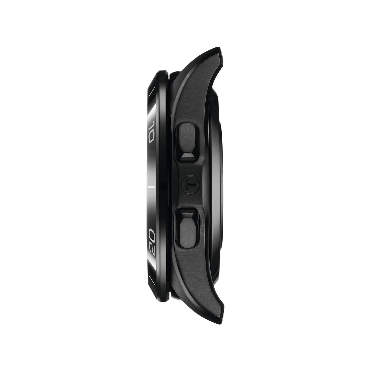 Montre TISSOT T-TOUCH CONNECT SOLAR SPORT homme cadran noir bracelet silicone noir - vue 2