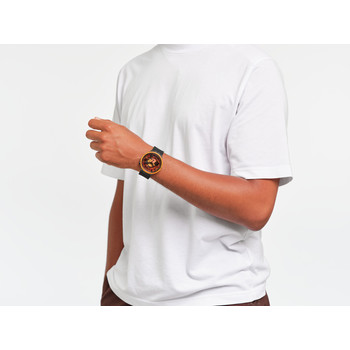 Montre SWATCH Big bold Oops homme bracelet silicone noir