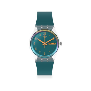 Montre SWATCH Gent biosourced Blue away homme bracelet matériau biosourcé bleu