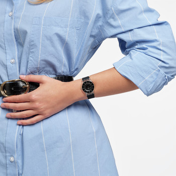 Montre SWATCH Skin classic biosourced Black classiness homme bracelet matériau biosourcé noir