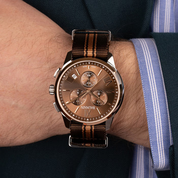 Montre BALMAIN downtown homme bracelet textile marron