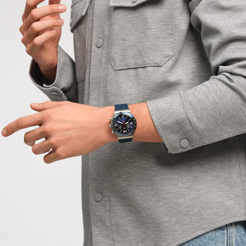 Montre SWATCH homme bracelet caoutchouc bleu