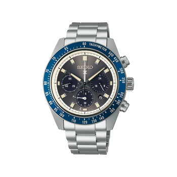 Montre SEIKO PROSPEX prospex homme chronographe, bracelet acier inoxydable argent