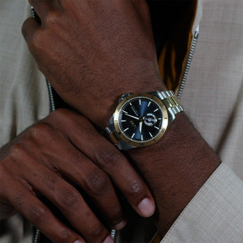 BOSS troper automatisch herenhorloge, tweekleurig stalen armband